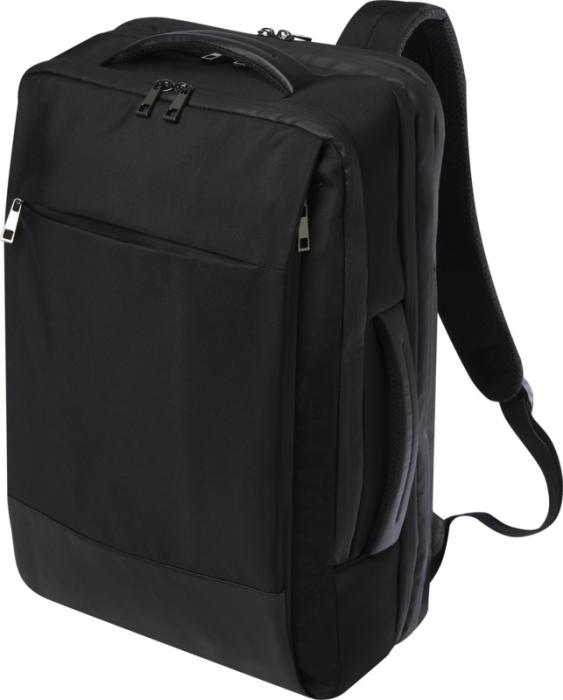 recycled expandable laptop backpack