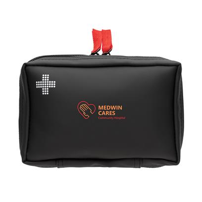 Recycled Nubuck Pouch First Aid Set	