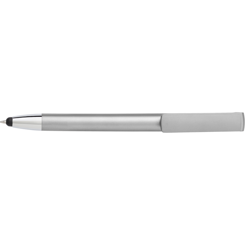 Silver Ballpen with Phone Holder