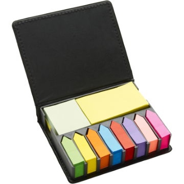 Show details for Sticky Notes in Plastic Case Plastic case with memo papers