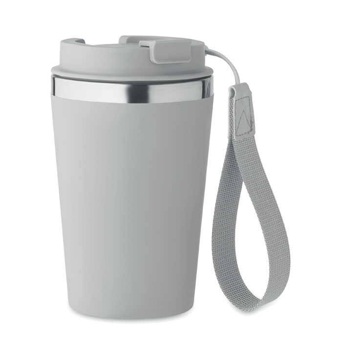 Grey Recycled Steel Double Wall Tumbler