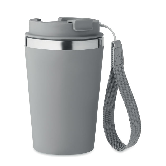 Stone Grey Recycled Steel Double Wall Tumbler