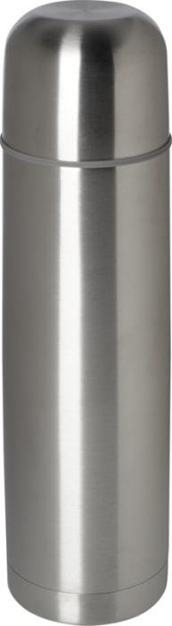 Silver Recycled Stainless Steel Vacuum Insulated Flask