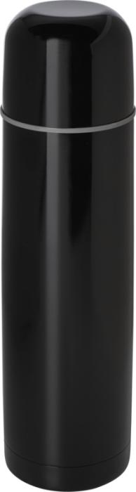 Black Recycled Stainless Steel Vacuum Insulated Flask