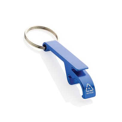 Blue Recycled Aluminum Bottle & Can Opener