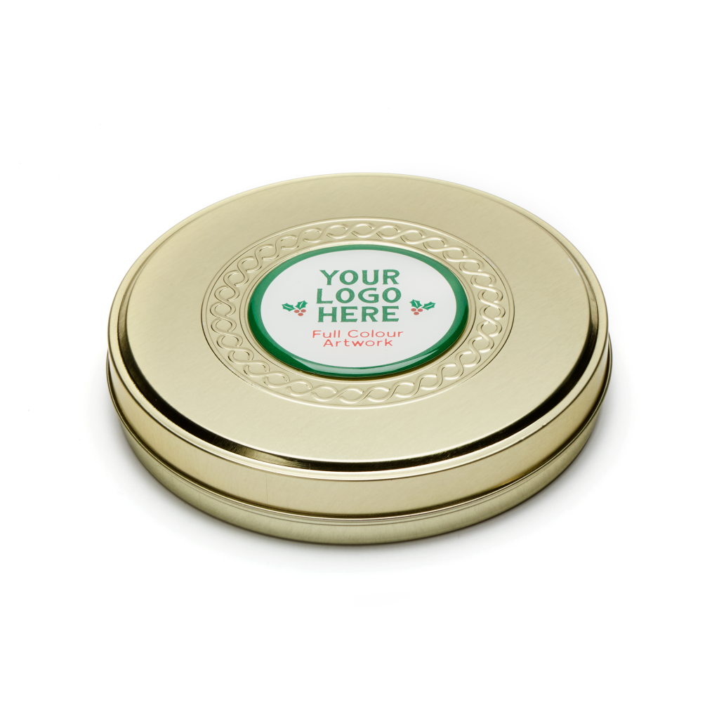 Shallow Gold Treat Tin