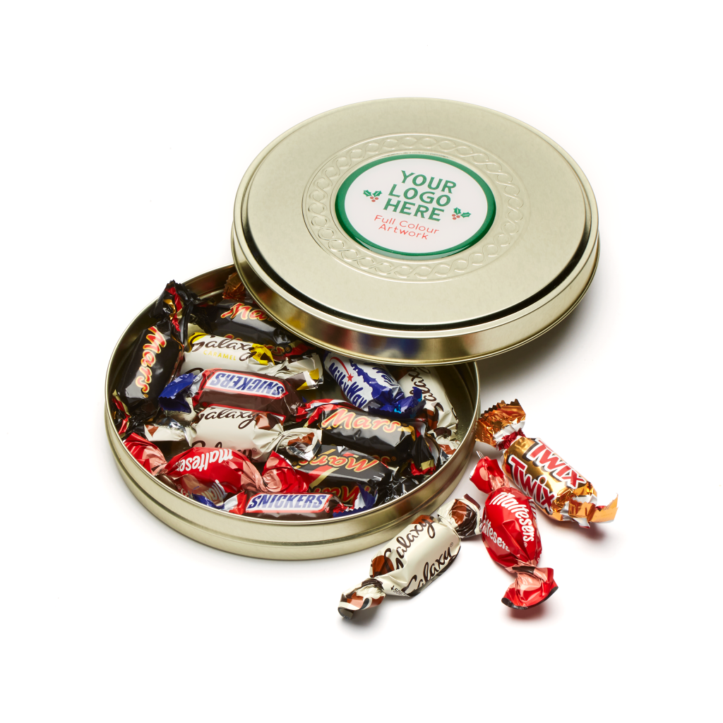 Shallow Gold Treat Tin