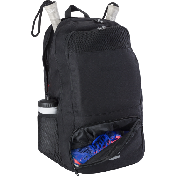 RPET polyester multi-functional backpack