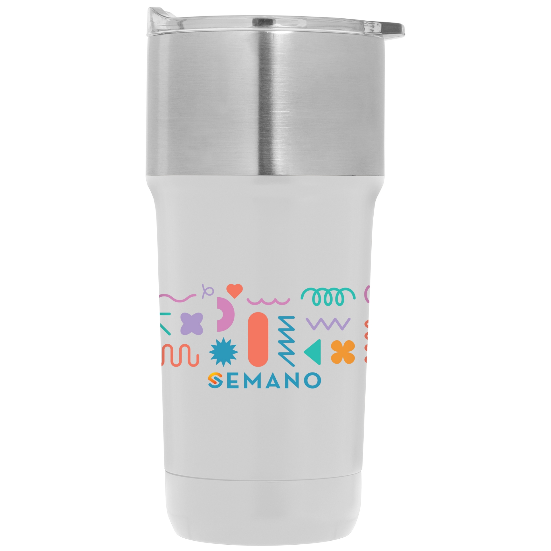 Picture of Optimus 590 ml Double Wall Stainless Tumbler with Ceramic Interior 