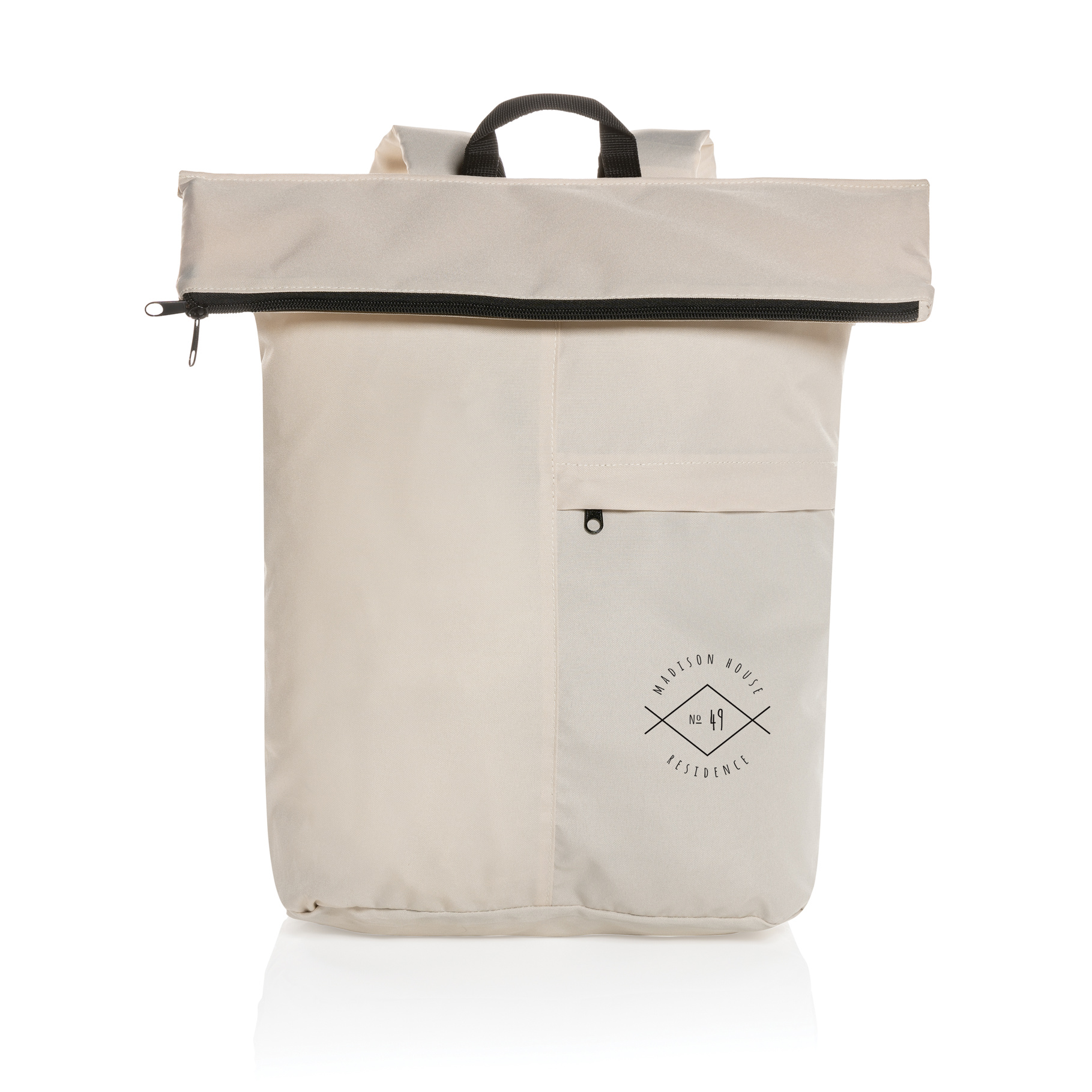 Off-White RPET Foldable Backpack 20L