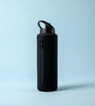 Show details for Zip & Sip Bottle Zip+Sip Bottle in Black