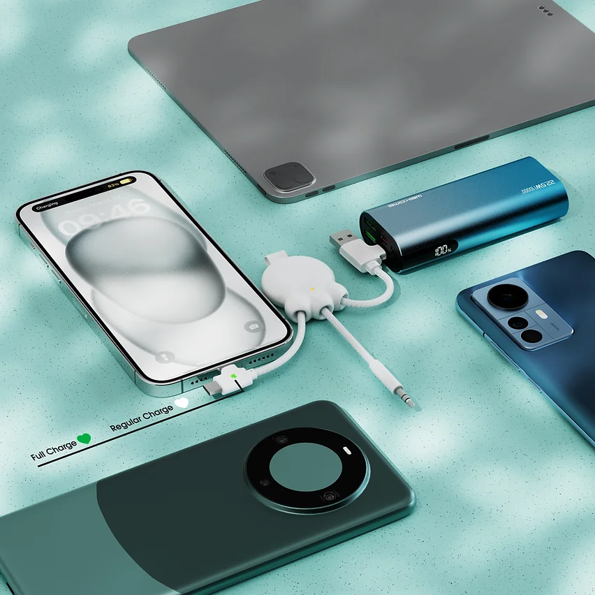 	Octopus Charging Cable in use