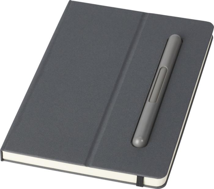 Notebook and Pen Gift Set	in Grey