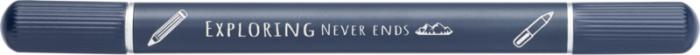 Navy Engraved Pen