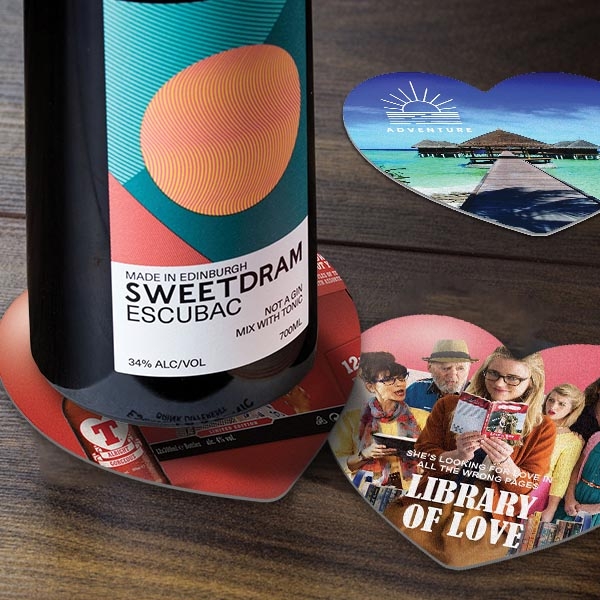 Picture of Heart Shaped Beer Mat