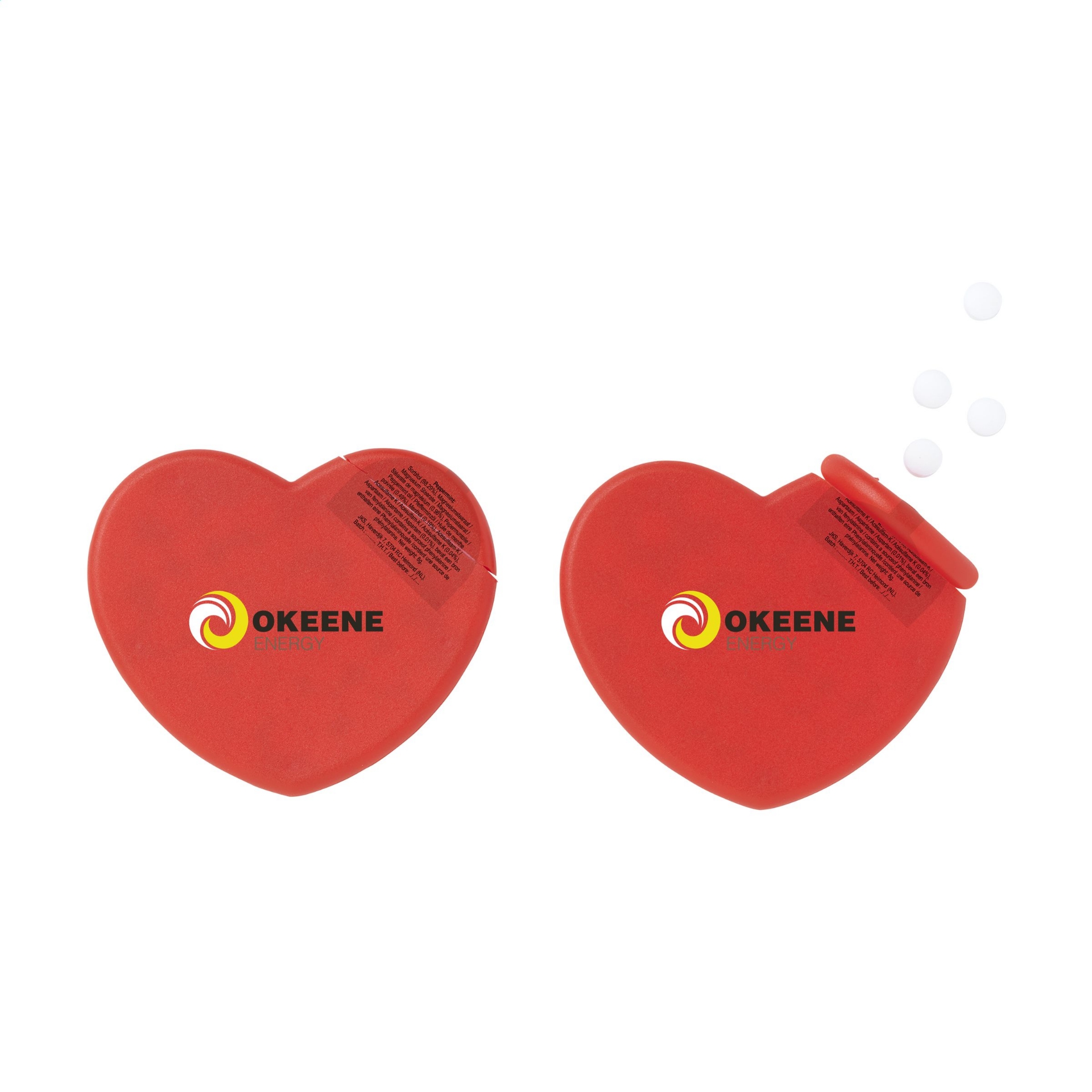 Heart Shape Mint Dispenser 