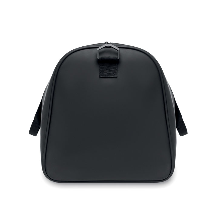 Side of Black Duffle Bag
