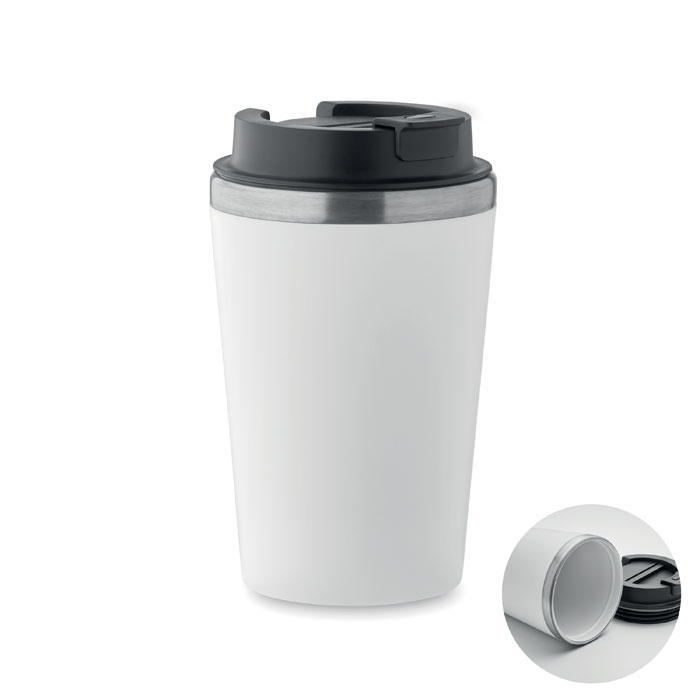 Double Wall Tumbler in White