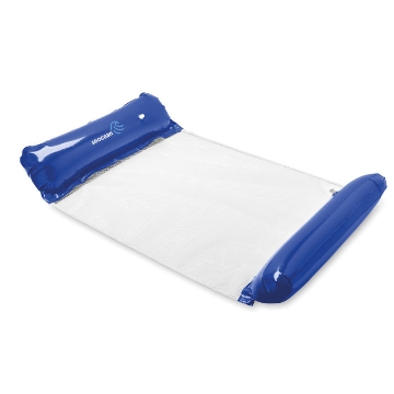 Show details for Inflatable Water Hammock Inflatable Water Hammock in Blue with print
