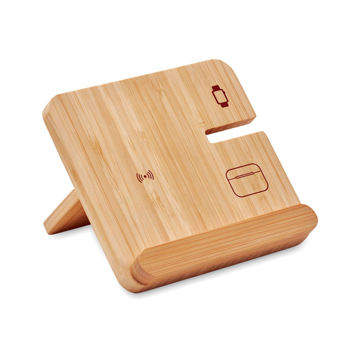 Bamboo Wireless Charging Station