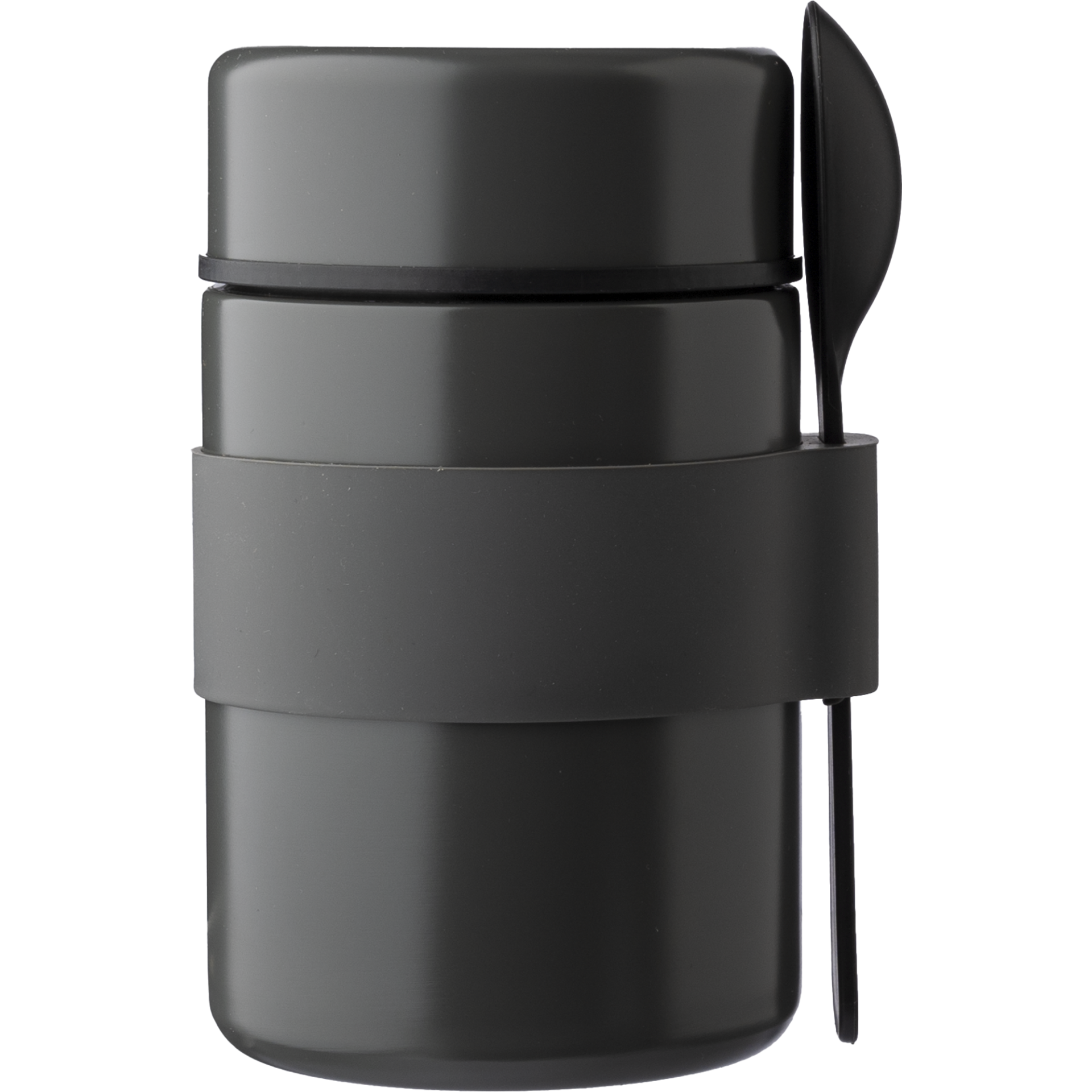Grey Stainless steel double walled lunch pot
