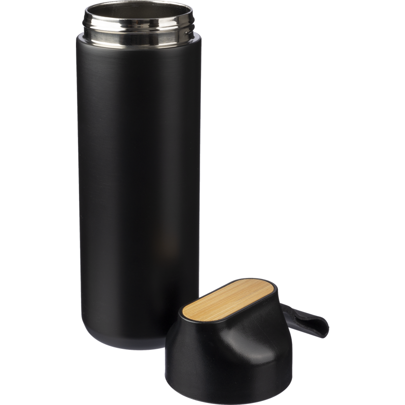 stainless steel vacuum-insulated double-walled drinking bottle