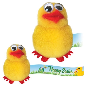 Show details for Easter Chick Logobug Small Fluffy Promotional Chick