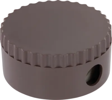 Show details for Recycled Pencil Sharpener Brown pencil sharpener made from recycled vending cups