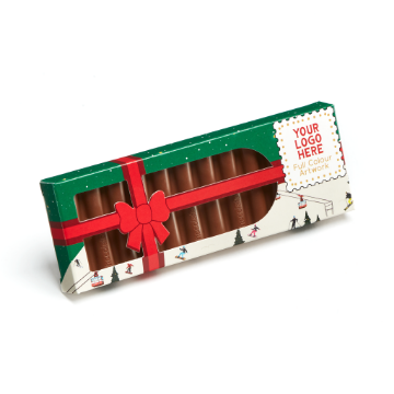 Show details for Chocolate Baton Bars Christmas Chocolate Batons