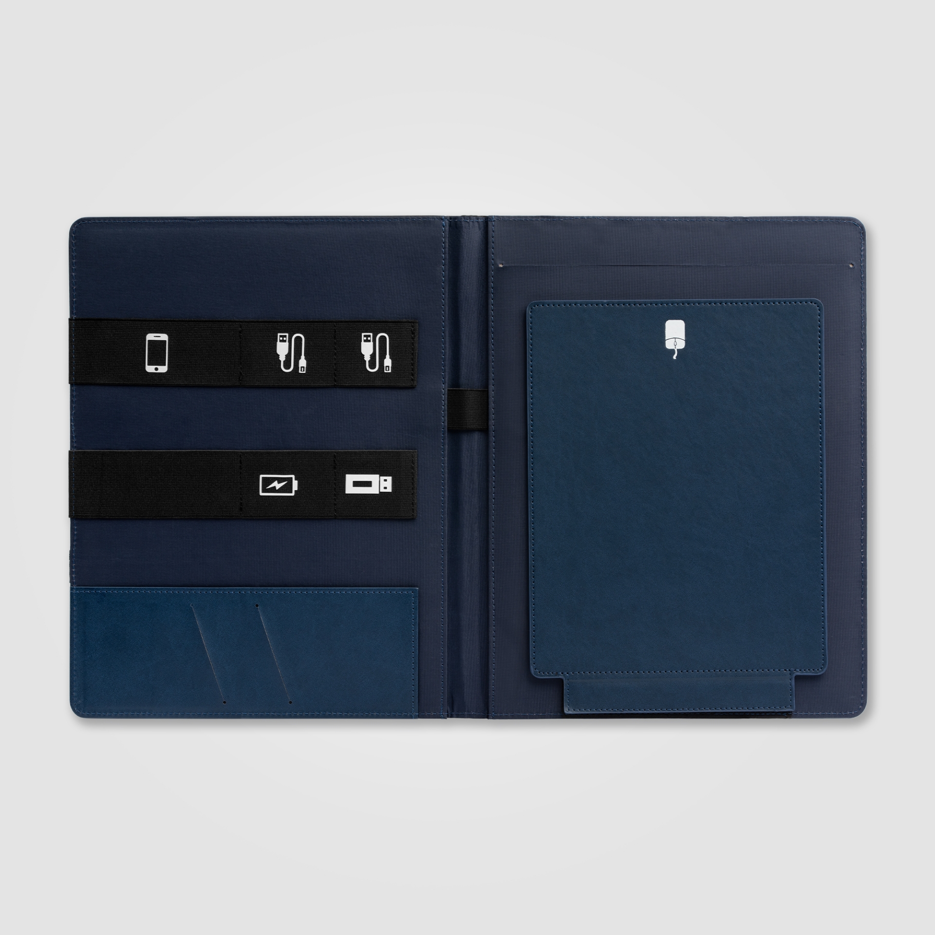 Empty Tech Organiser Padfolio