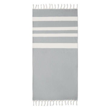 Show details for  Recycled beach towel blanket Stone grey Recycled Beach Towel