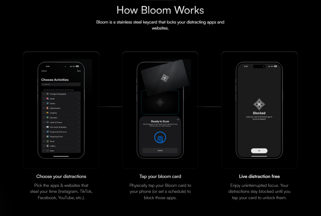 Picture of Bloom Card - App Blocker