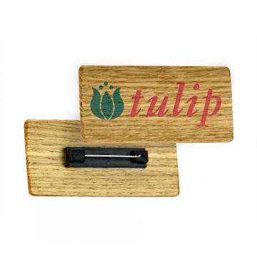 Show details for Real Wood Promotional Badges Real Wood Badge