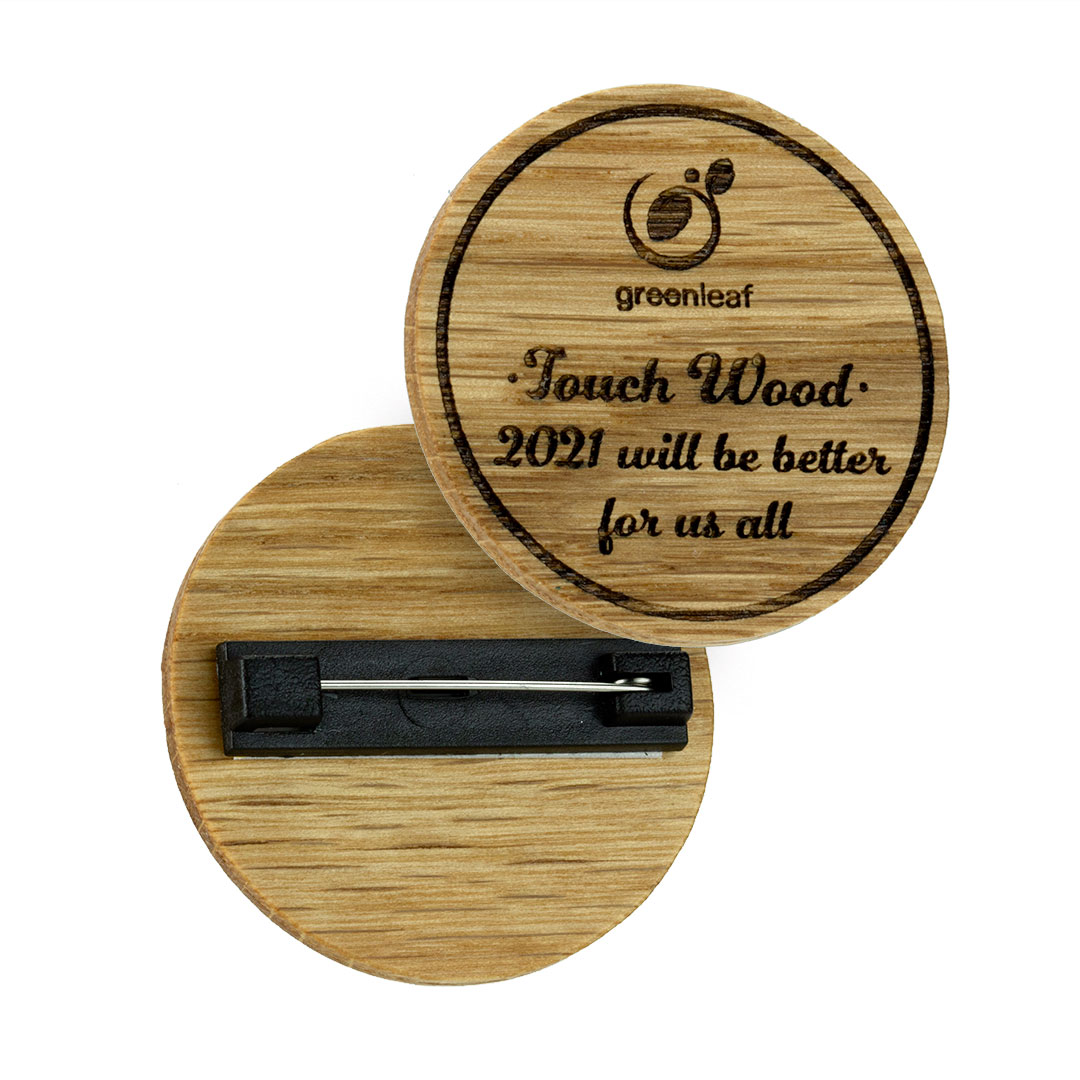 Real Wood Badge