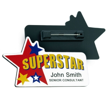 Show details for Plastic Name Badge Plastic Name Badge