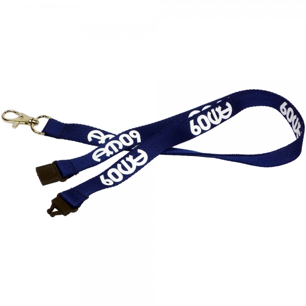 15mm Width Flat Weave Lanyard
